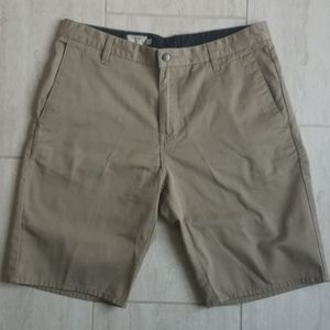 3/$30 VOLCOM Tan Mens Shorts Size 34